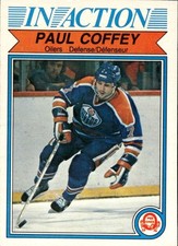 1982 O-PEE-CHEE PAUL COFFEY 102 NRMT IN ACTION HOCKEY EDMONTON OILERS