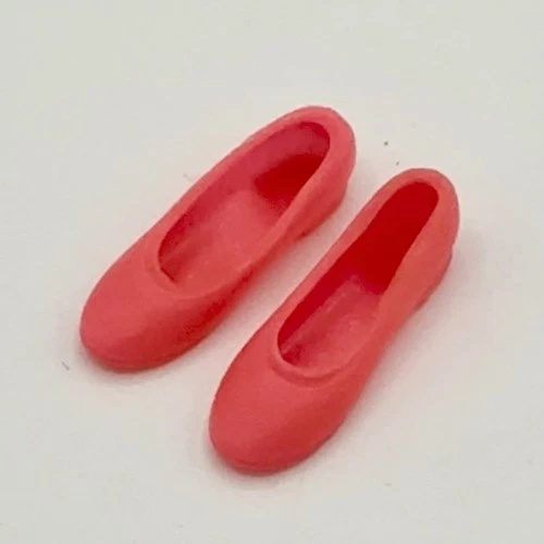 Vintage Barbie Skipper Skooter Mod Era Pink Squishy Flats Shoes x18