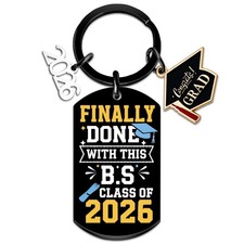 Class Of 2026 Graduation Keychain Gift for Her Him Daughter Son College Senior