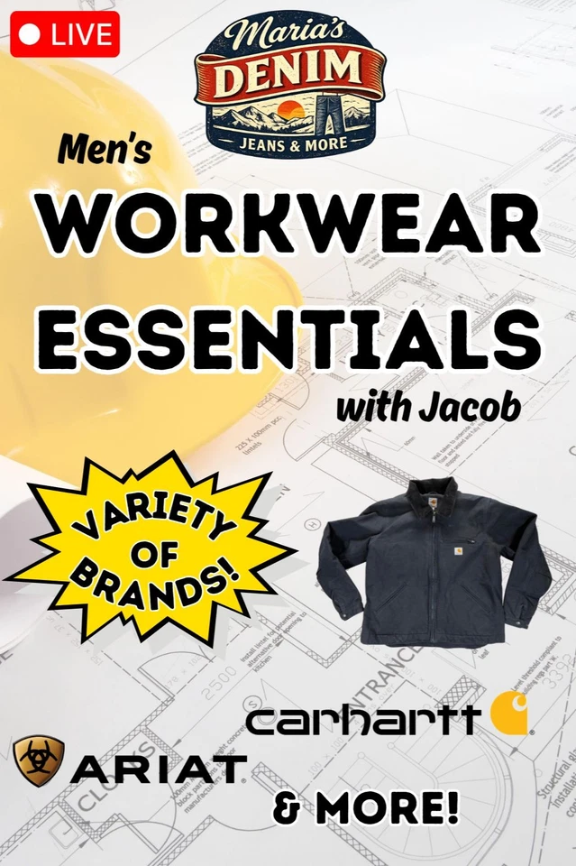 Men's Workwear Essentials - Carhartt - Ariat - More! with Jacob