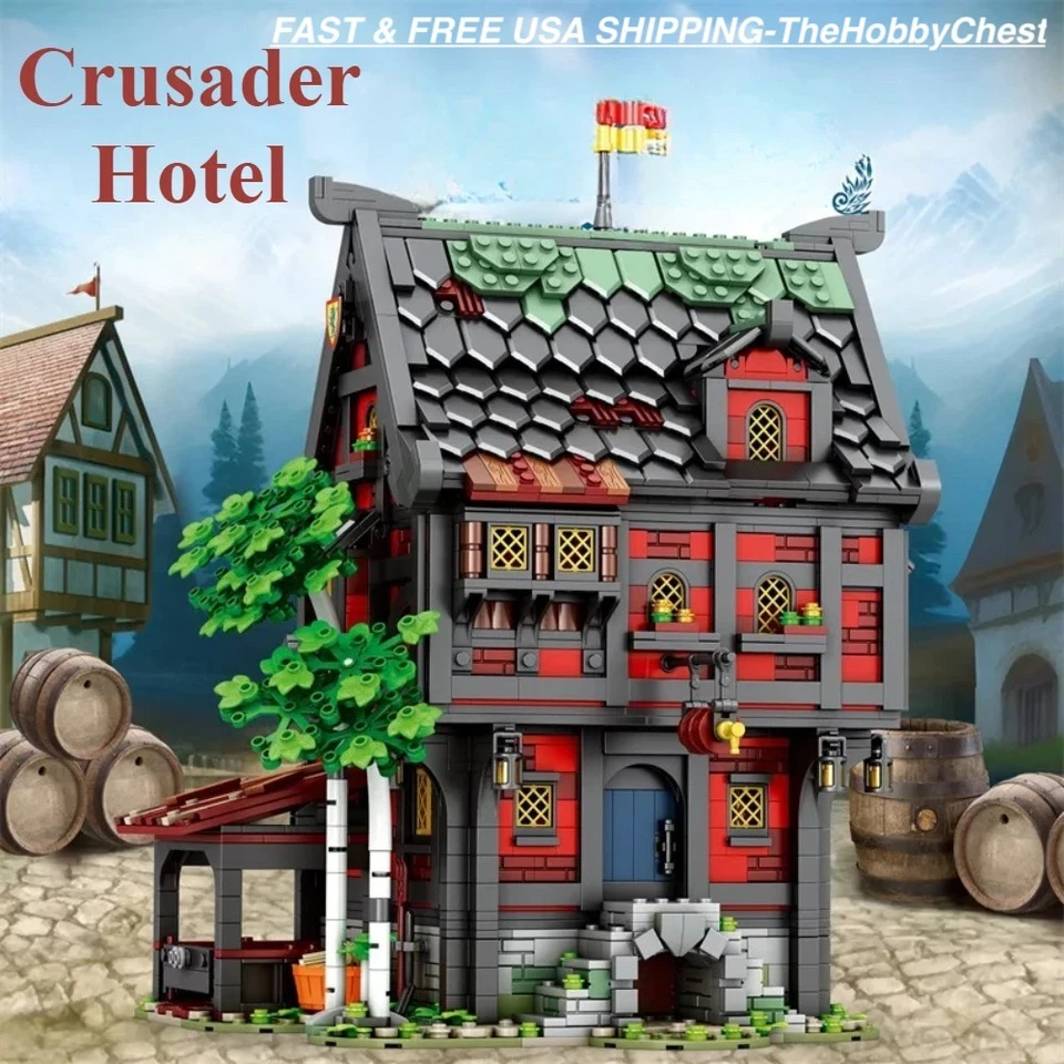 NEW USA Medieval Castle Inn/Tavern 2953PC Building Block Set W/Box+FREE GIFT - Image 2 of 4