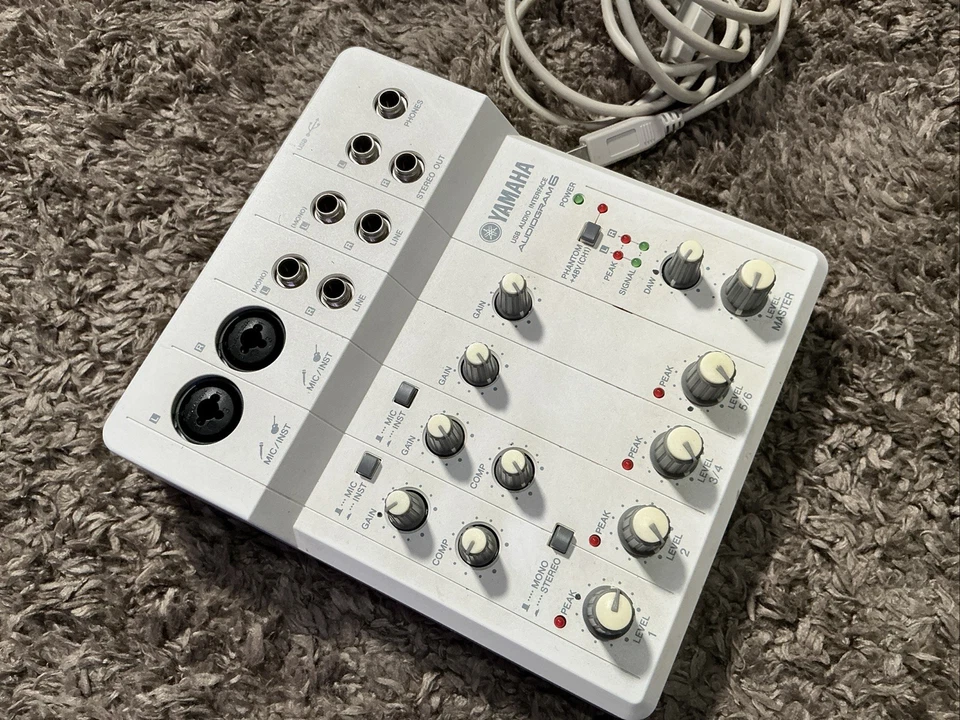 Yamaha Audiogram 6 USB Audio Interface Scheda Audio con Cavo Originale - Image 3 of 4