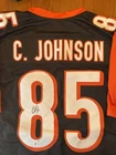 Chad Johnson Autographed Cincinnati Custom Black Football Jersey -Beckett