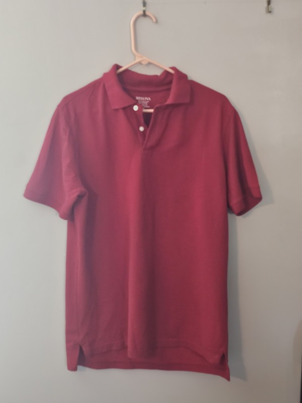 Red Merona Men’s Polo Shirt, Size M