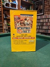 1990 Pro Set Football Series 2 Factory Sealed 36 Pk Box New