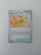 Redeemable Ticket - 156/159 - Journey Together - Uncommon Trainer - Pokemon TCG