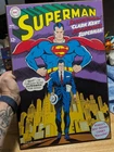 Superman Clark Kent #201 DC Comic Book Cover Silver Buffalo Wood Wall Art Plaque