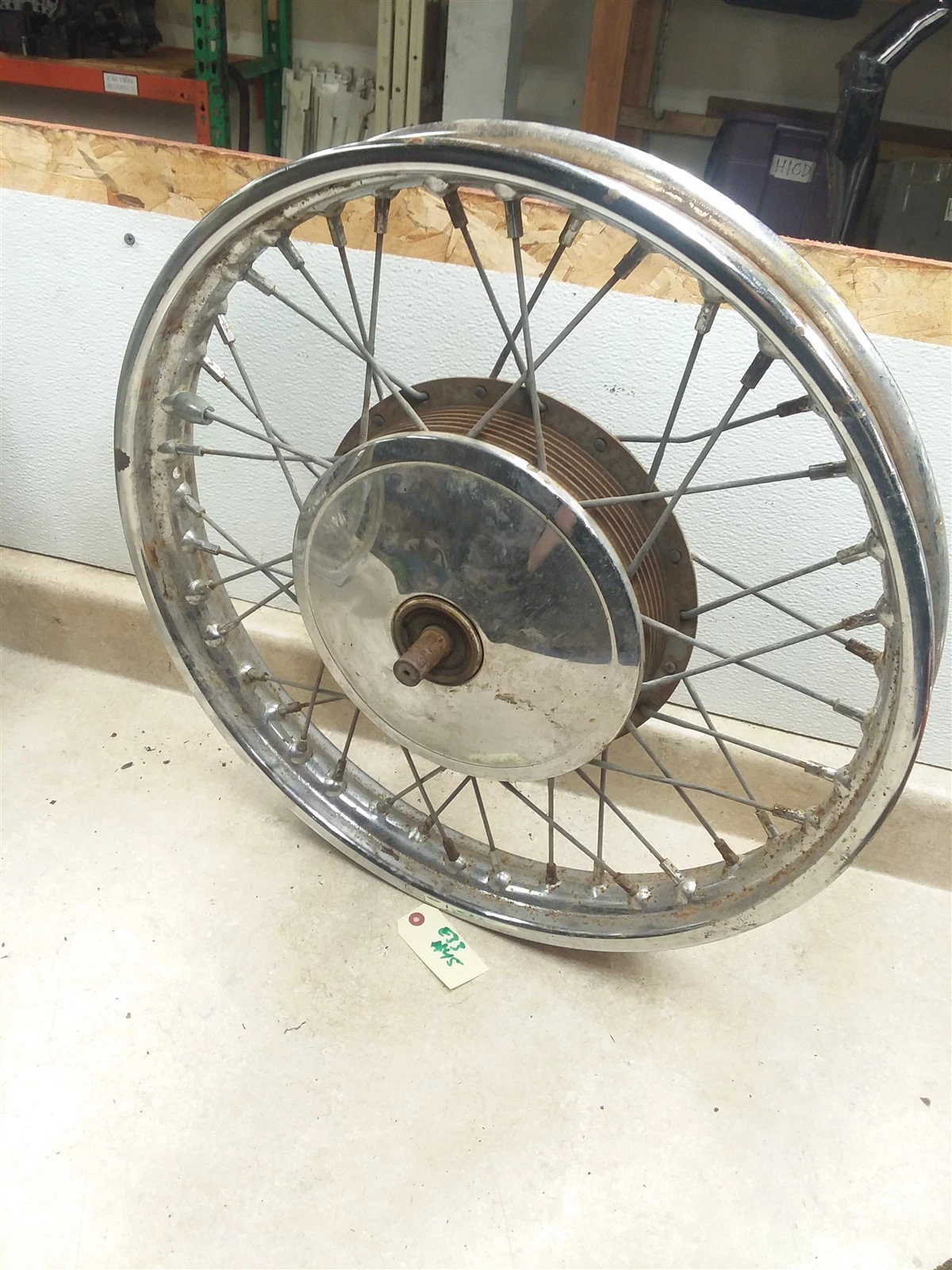 Triumph T120 TR6 650 Original Front Wheel Hub Unit England 1960S 1966 ARP 45 E33