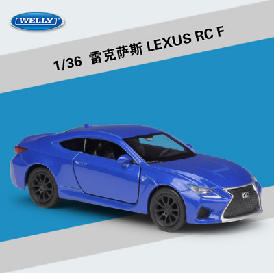1:36 Scale Lexus RC F Model Car Alloy Diecast Toy Vehicle Gift Collection Blue
