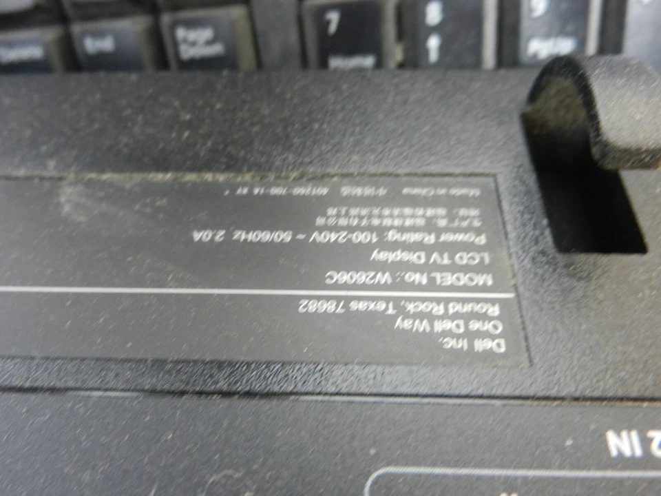 VINTAGE - Dell W2606C 26 inch LCD TV Television Monitor gaming? - CONNECTICUT * - Image 3 of 4