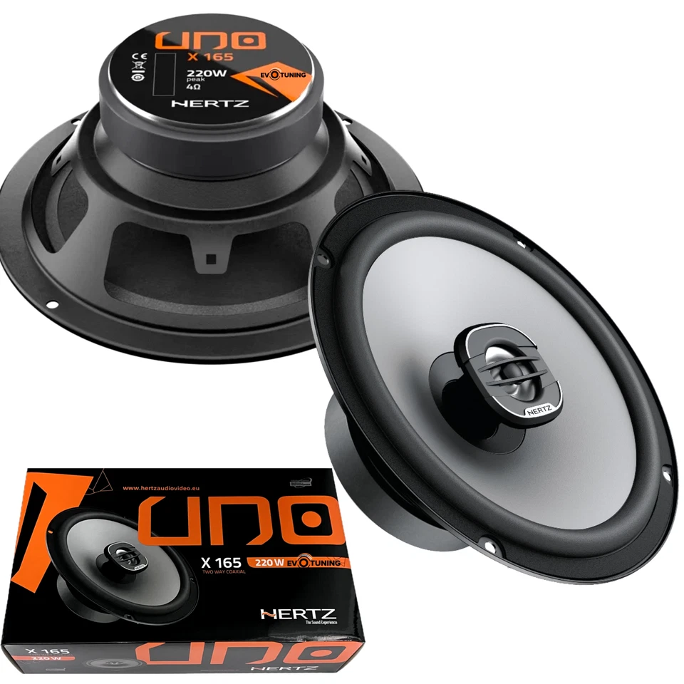 HERTZ X 165 mm Coppia Altoparlanti Coassiali 2 Vie Casse Auto 165mm 16,5cm 220W - Immagine 2 di 4
