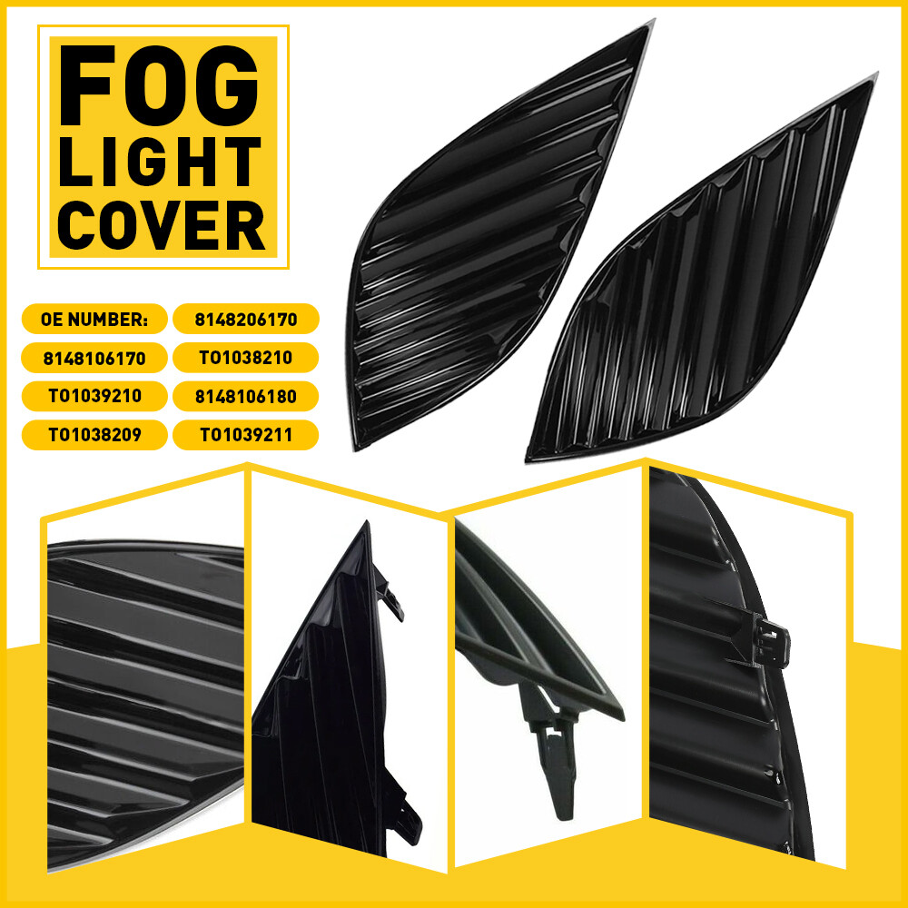 Front Bumper Fog Light Bezel Cover For 2019-2020 2018 Camry Toyota SE XSE USA