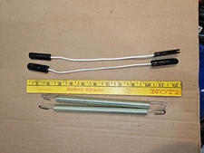 24XX96 PAIR OF DOOR SPRINGS FROM LG DISHWASHER, 10" X 7-3/8" X 1/2" X 0.08", VGC