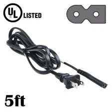 5ft UL Power Cord Cable for MONSTER ROCKIN ROLLER MINI RR-MINI WIRELESS SPEAKER