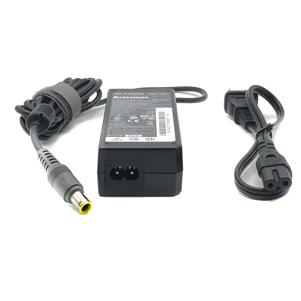 Adaptador CA Lenovo 90W genuíno para docking station ThinkPad tipo 2505 com cabo - Imagem 4 de 4