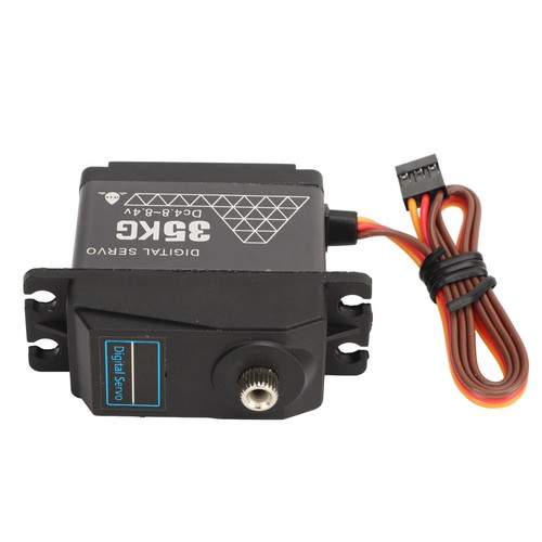 Servo digital de metal impermeable a prueba de agua RC de 35 kg para 1/8 1/10 1/12 CH - Imagen 9 de 22