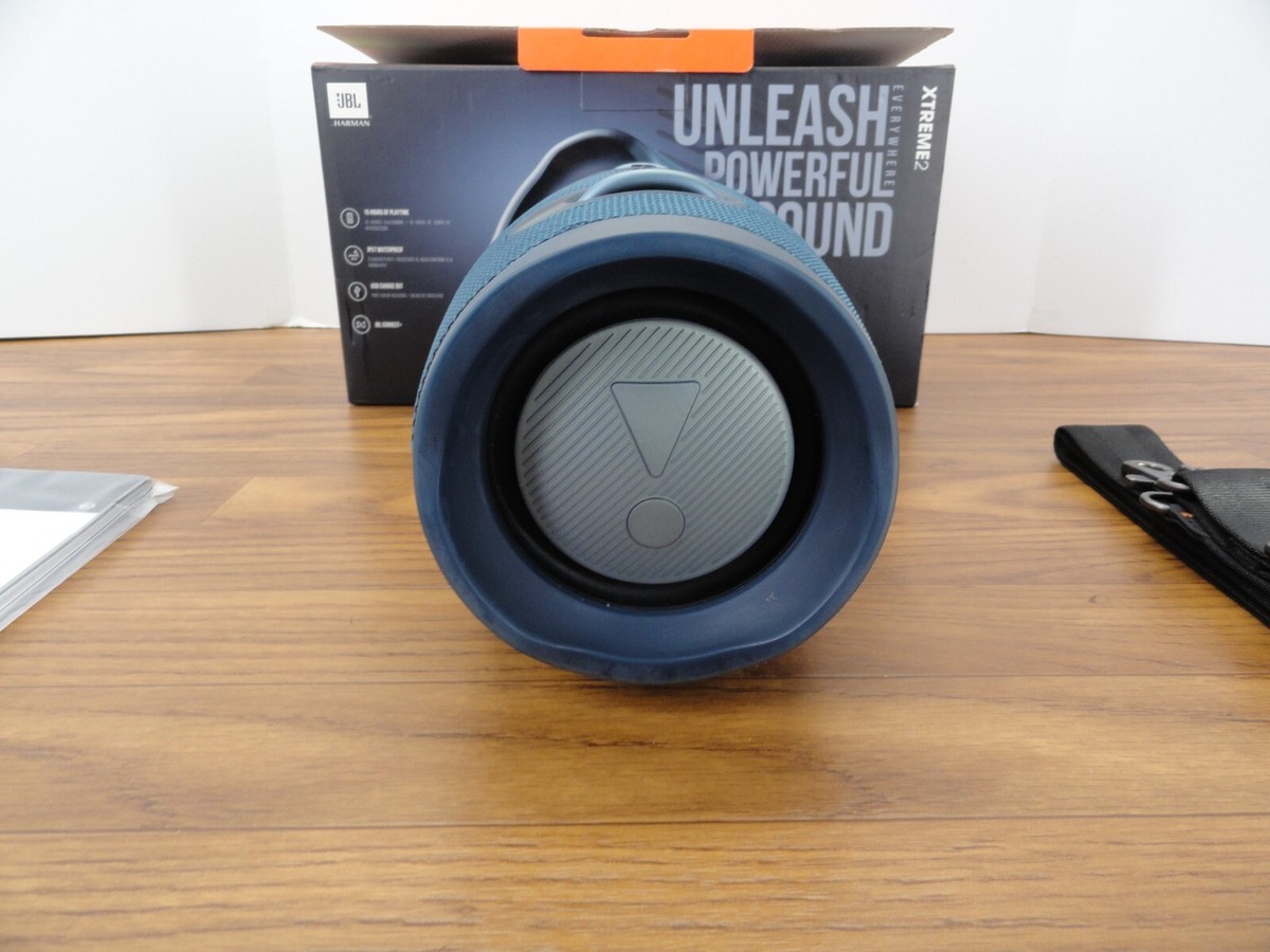 JBL Xtreme 2 Waterproof portable Bluetooth Speaker Blue IOB JBL Xtreme 2 Waterproof portable Bluetooth Speaker Blue IOB