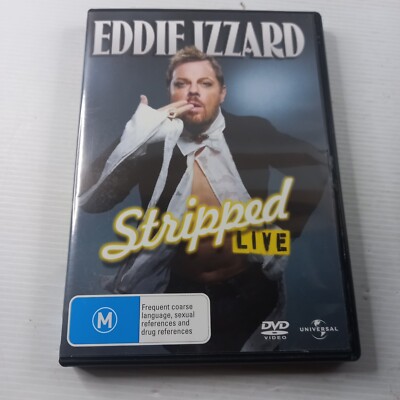 Eddie Izzard - Stripped Live DVD Australia Region 2-  4 Stand Up Comedy Special