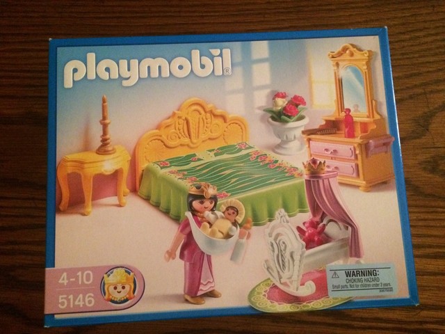 playmobil princess chamber with cradle