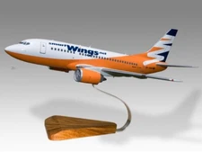 Boeing 737-500 Smartwings Desk Wood Airplane New Model Large Scale 1/72