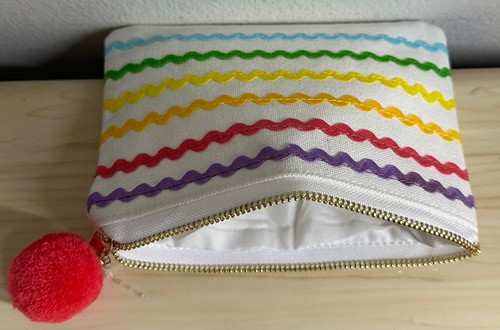 Customized Modern Expression Comestic fabric Pouch NWT - Picture 10 of 10