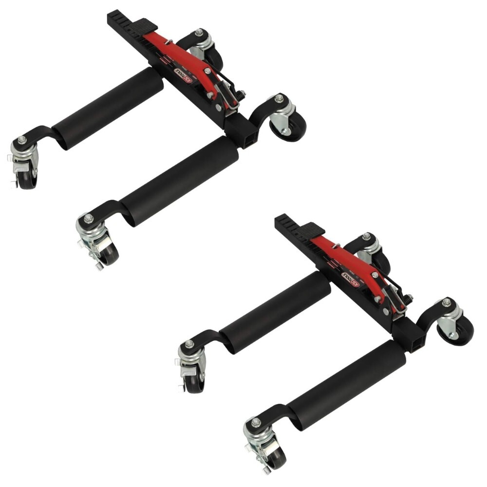 Chariots de manutention pour véhicule Kstools avec roues pivotantes noires