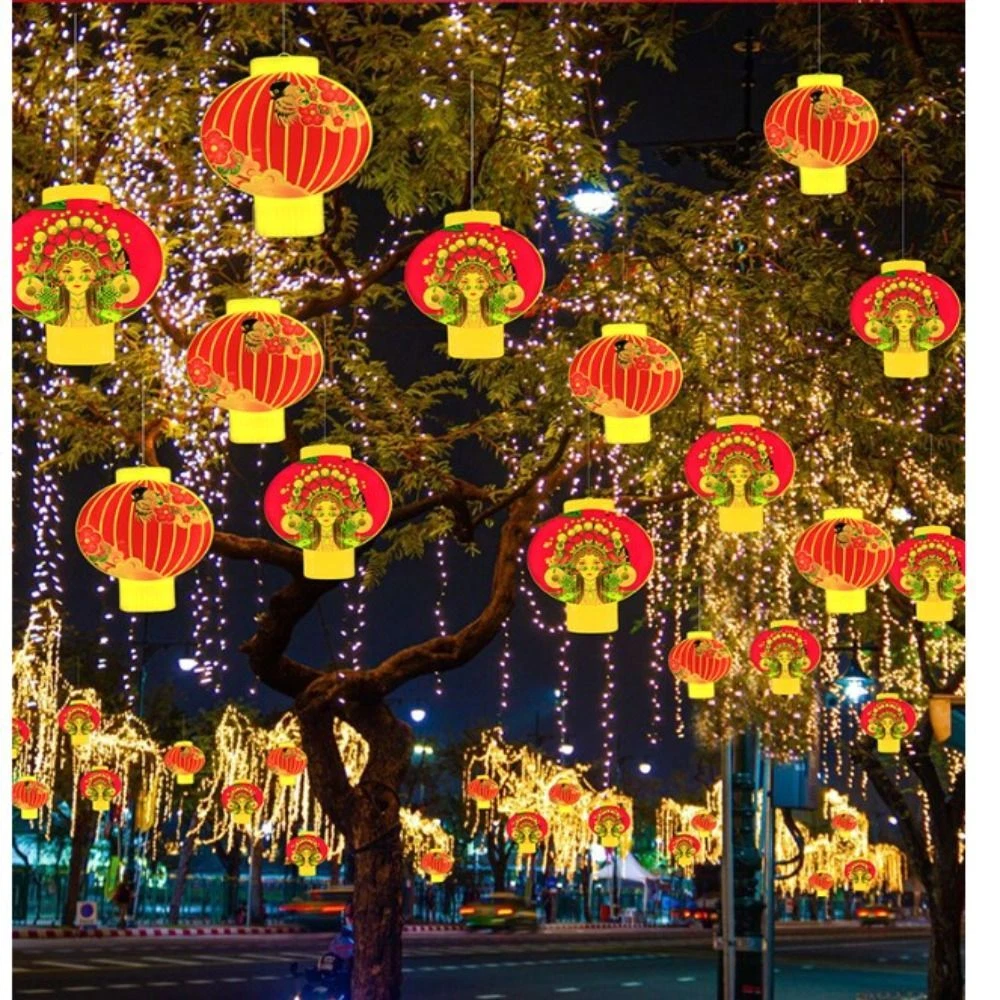 Outdoor paper 2024 lantern lights