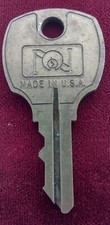 Vintage Brass Key Compx National C004B Appx 1-5/8" Disc Tumbler Locks Cam Drawer