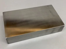 Machined Bench Press Block Flat Anvil Shop Plate A36 1-1/2” x 4-5/8” x 8-1/4"