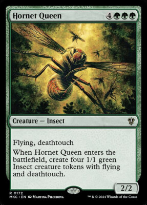NM Hornet Queen, MTG, Murders at Karlov Manor, Magic the Gathering, 172