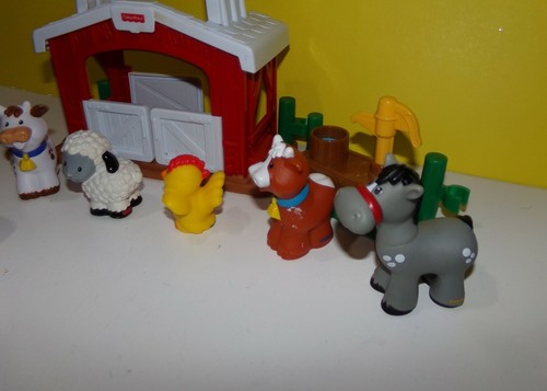 Fisher Price Little People Farmer Jed Caring For Animals Farm Hen Farm Animals - Picture 2 of 3
