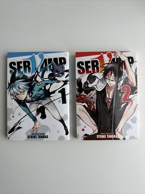 Servamp, Vol. 1  & 2 , by Strike Tanaka, English  (2015, Paperback) 2nd Printing