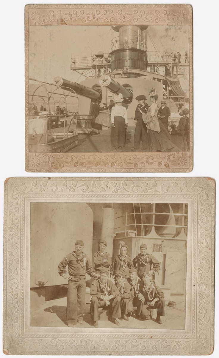 Two Early 1900s USA Naval Photographs Antique | eBay