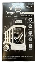 Degree Men UltraClear+ Antiperspirant Deodorant Black & White 2.7 oz (5 count)