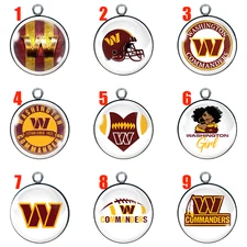 Washington Commanders Football Charms
