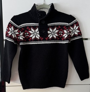 C&A Jungen Strickjacke Pullover Pulli schwarz Größe 122/128