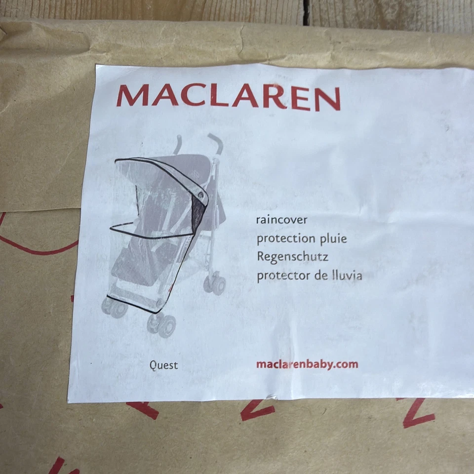 Maclaren Baby Quest Stroller Raincover New  AM1Y760302 - Image 2 of 4