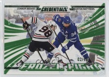 2024 Credentials Frozen Fight Green 2/49 Connor Bedard Auston Matthews #BM 0kr0