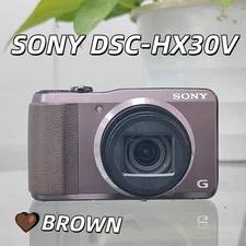Sony Cyber-shot DSC-HX30V 18.2MP Digital Camera 20x Zoom English Language -Brown