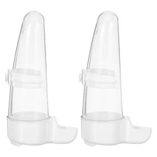  2 Pcs Automatic Bird Watering Device Feeder Food Dispenser Parrot Drinking