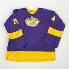 Dave Schultz Los Angeles Kings 1977 CCM Vintage NHL Hockey Jersey - Size 60 