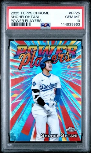 144939963 Shohei Ohtani 2025 Topps Chrome #PP-25 Power Players PSA 10