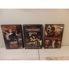 Latin Action DVD lot-El Padrino The Latin Godfather, Vatos Locos, Chicano Blood