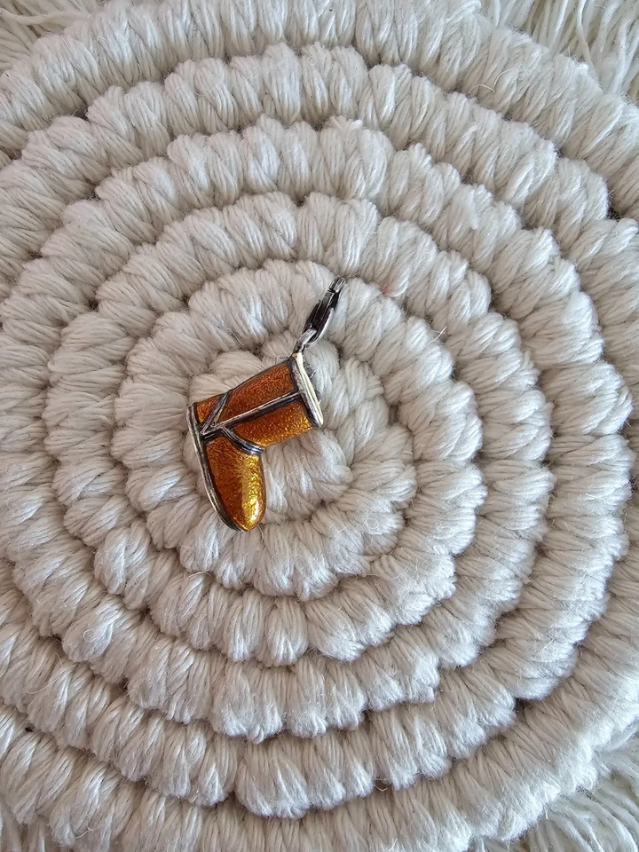 ♥ Blogger Thomas Sabo Anhänger Charm Ugg Boot Stiefel braun 925 0718-007-2 NEU ♥ - Bild 3 von 4