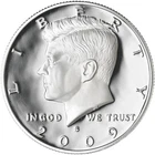 2009 S PROOF SILVER KENNEDY HALF DOLLAR