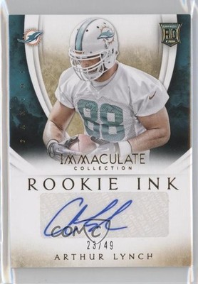 2014 Panini Immaculate Rookie Ink 23/49 Arthur Lynch #23 Auto RC 0o9
