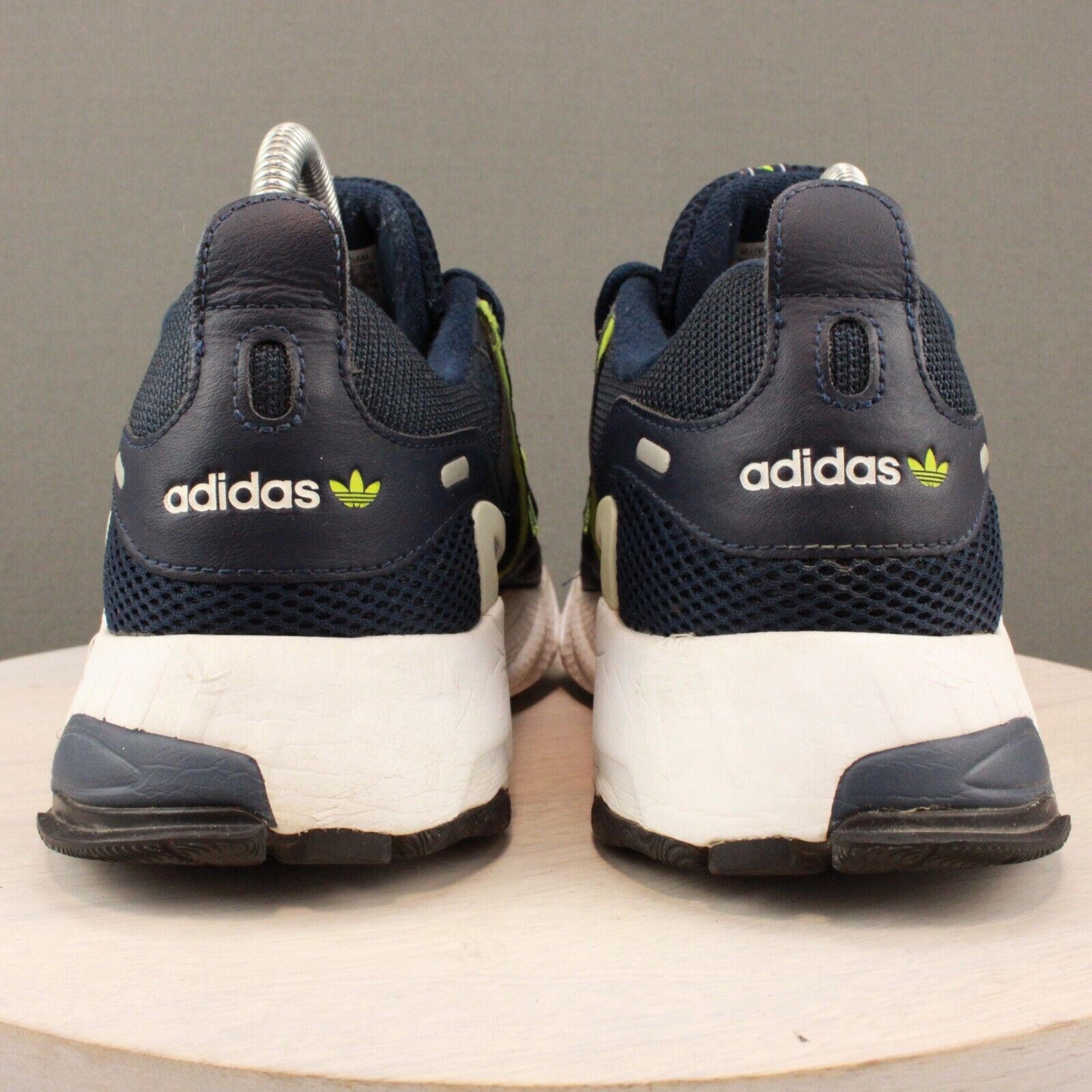 Adidas EQT Gazelle Sneakers Mens 8.5 Navy Neon Ye… - image 7