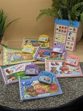 Leapfrog Leappad Learning Books With Matching Cartridges Free Baby Thermometer 