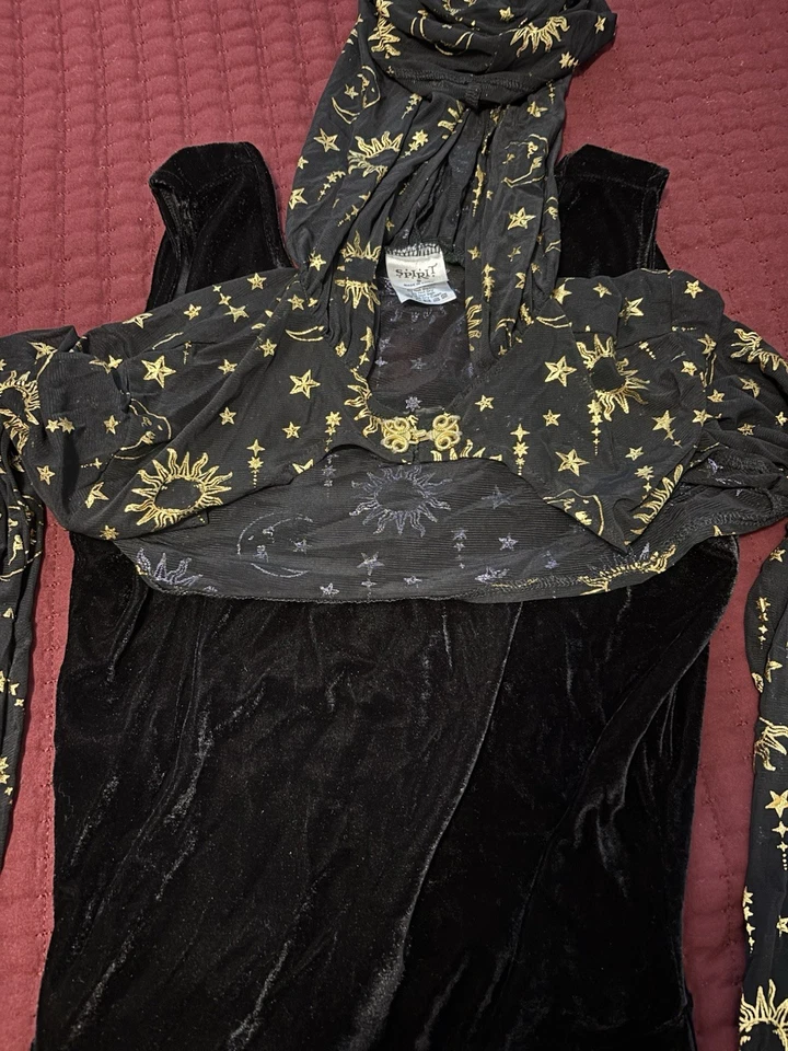 Disfraz Spirit Halloween Mujer Pequeño 4-6 Encuadernador de Hechizos Mono Adulto NUEVO Foto 3 de 4