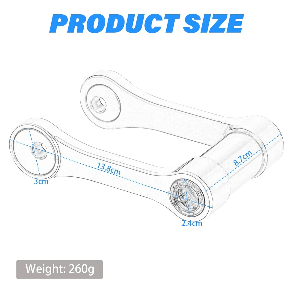 Для HONDA CRF150F CRF230F 2003-2026 3D регулируемая задняя подвеска понижающее звено - Изображение 4 из 4